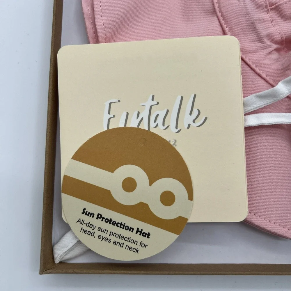 FURTALK 2-Pack Cotton Baby Toddler‎ Sun Hat UPF 50+ All Day UV Protection